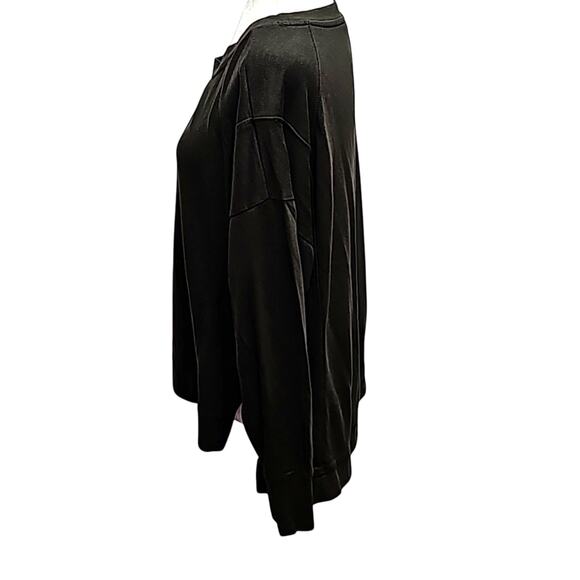 Sweaty Betty London After Class Long Line Round Neck Sweatshirt Woman's Size L - Picture 3 of 12